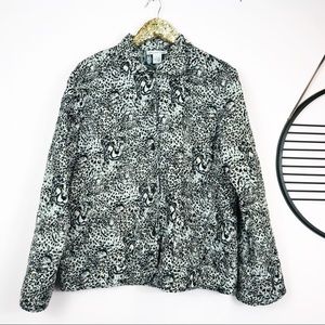 Anna&Frank Vintage Silk Leopard reversible jacket